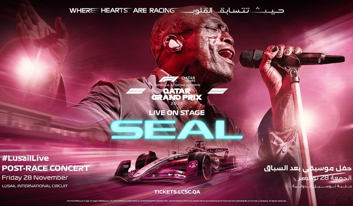 Seal live performance at qatar grand prix lusail international circuit